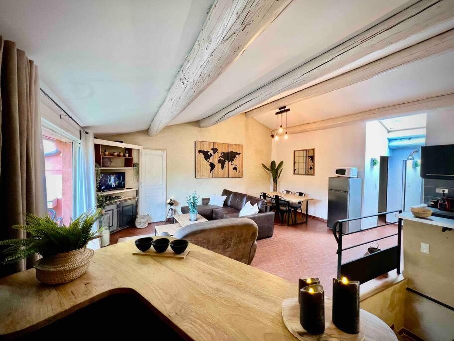 Charmant Appartement Bedoin Luaran gambar