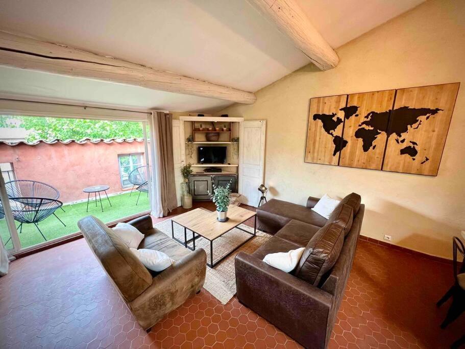 Charmant Appartement Bedoin Luaran gambar
